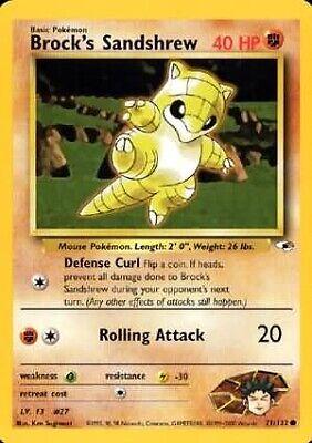 Brock's Sandshrew 71/132 - Gym Heroes