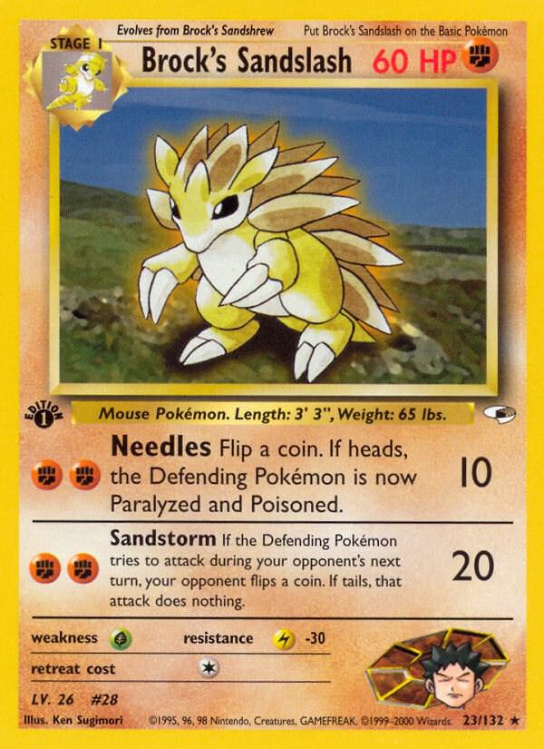 Brock's Sandslash 23/132 - Gym Heroes