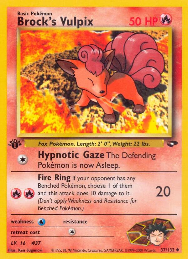 Brock's Vulpix 37/132 - Gym Challenge