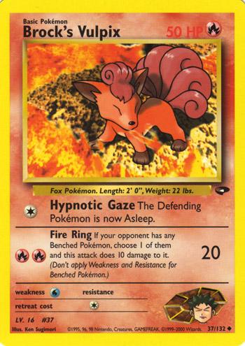 Brock's Vulpix 37/132 - Gym Challenge