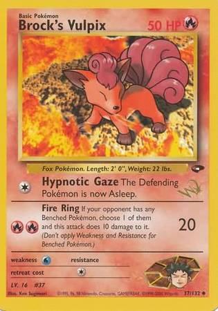 Brock's Vulpix 37/132 - Gym Challenge