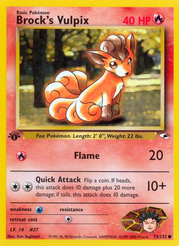 Brock's Vulpix 73/132 - Gym Heroes