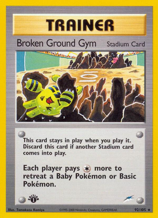 Broken Ground Gym 92/105 - Neo Destiny