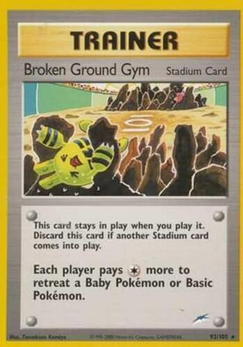 Broken Ground Gym 92/105 - Neo Destiny