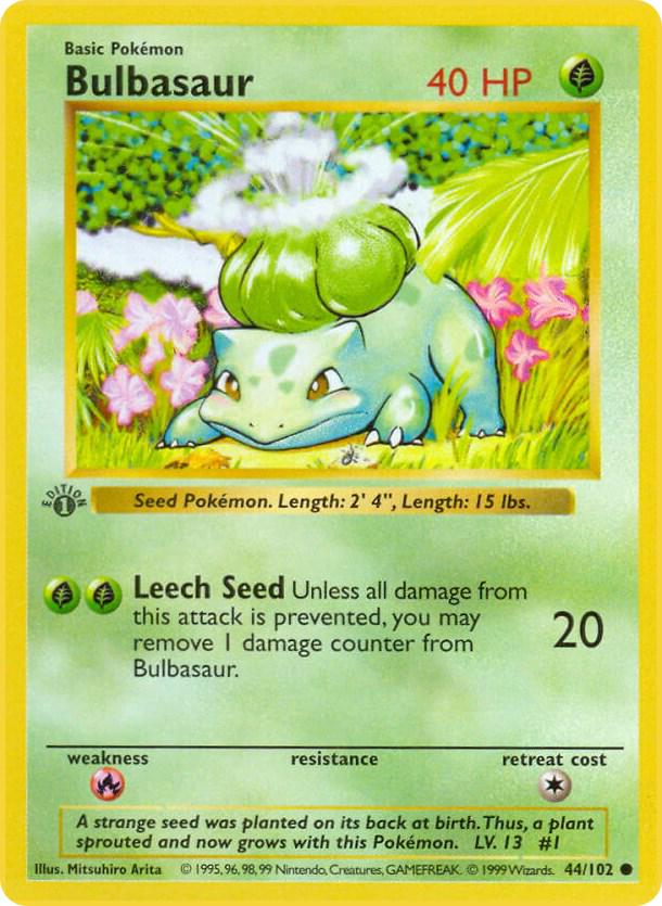 Bulbasaur 44/102 - Base Set