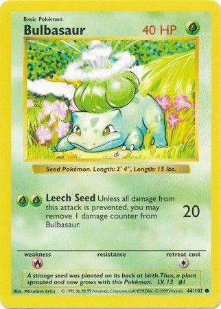 Bulbasaur 44/102 - Base Set