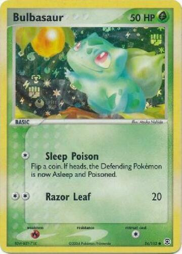 Bulbasaur 54/112 - EX Fire Red & Leaf Green