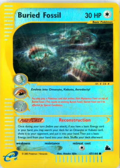 Buried Fossil 47/144 - Skyridge
