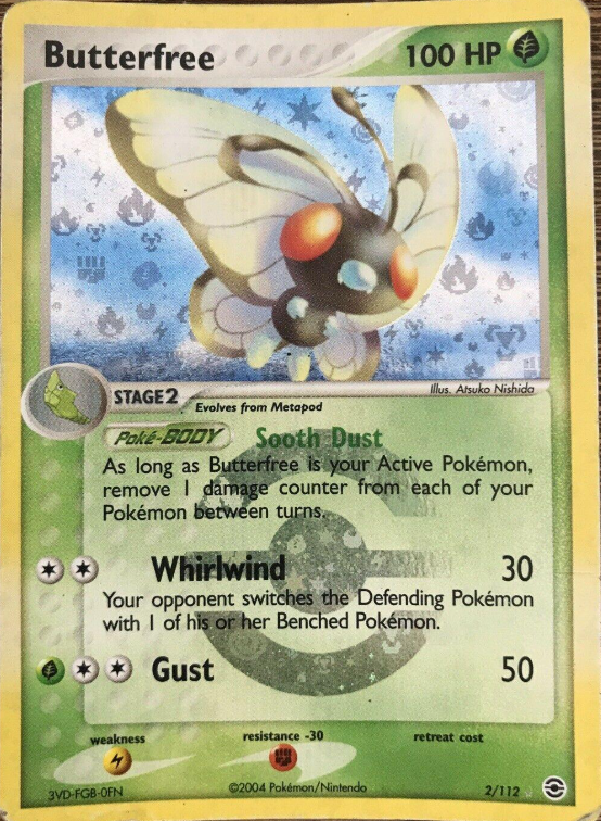 Butterfree 2/112 - EX Fire Red & Leaf Green