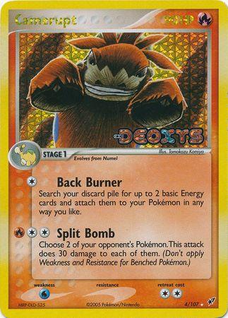Camerupt 4/107 - EX Deoxys