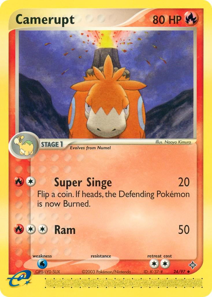 Camerupt 24/97 - EX Dragon