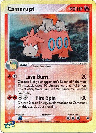 Camerupt 4/109 - EX Ruby & Sapphire