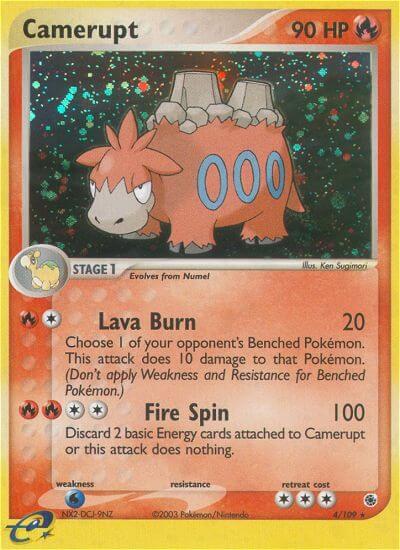 Camerupt 4/109 - EX Ruby & Sapphire