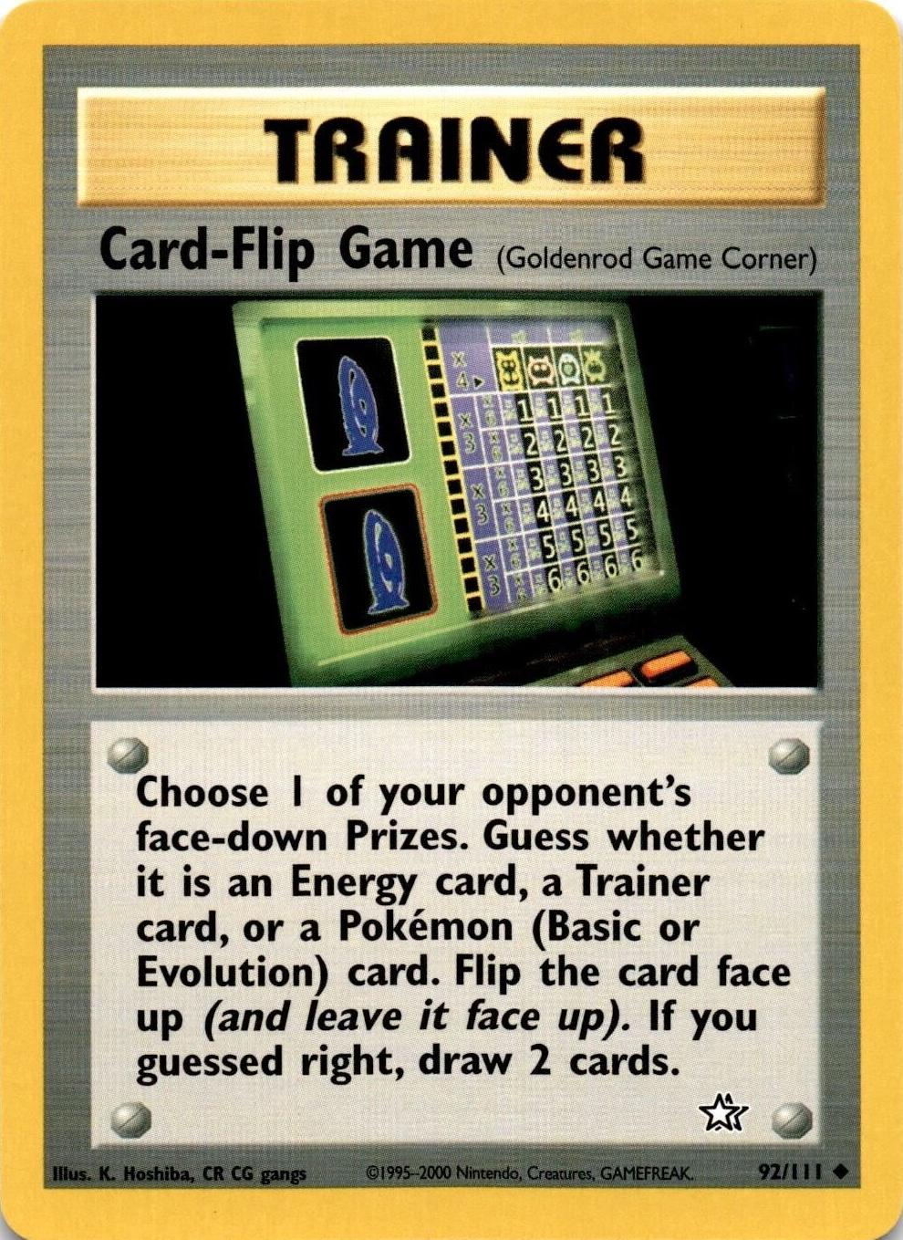 Card-Flip Game 92/111 - Neo Genesis