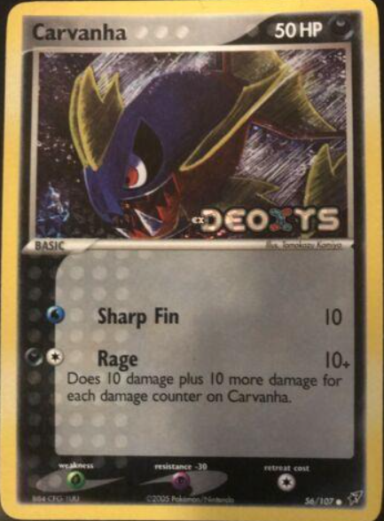 Carvanah 56/107 - EX Deoxys