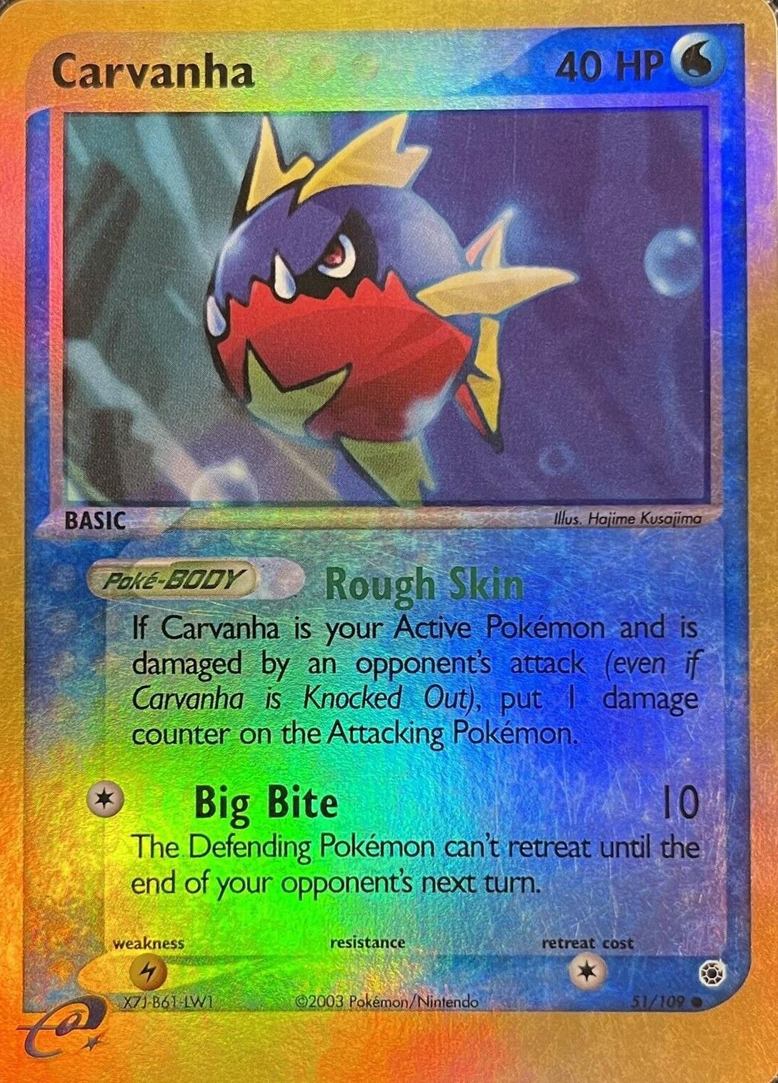 Carvanha 51/109 - EX Ruby & Sapphire