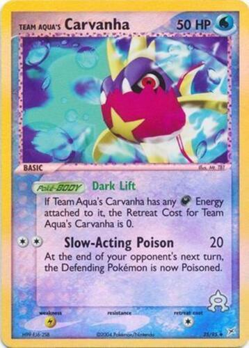 Carvanha 25/95 - EX Team Magma vs Team Aqua