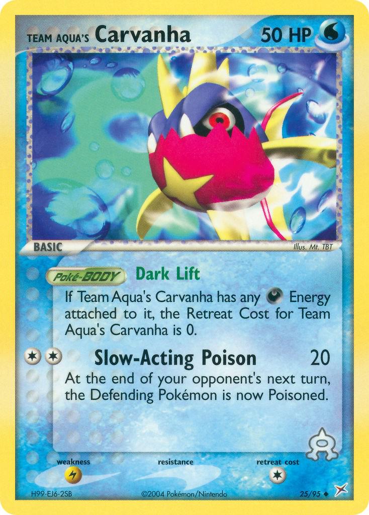 Carvanha 25/95 - EX Team Magma vs Team Aqua