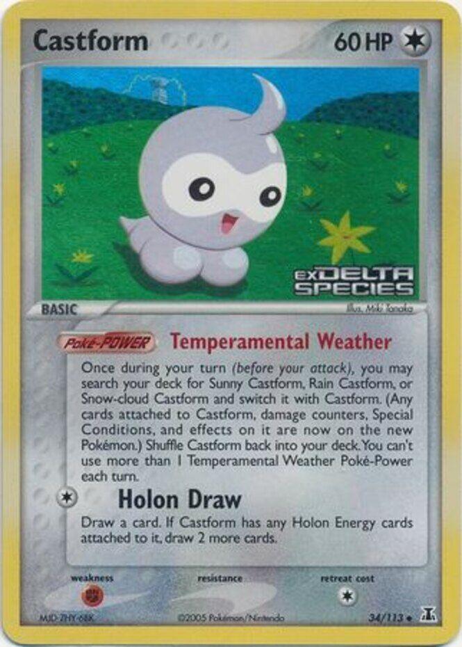 Castform 34/113 - EX Delta Species