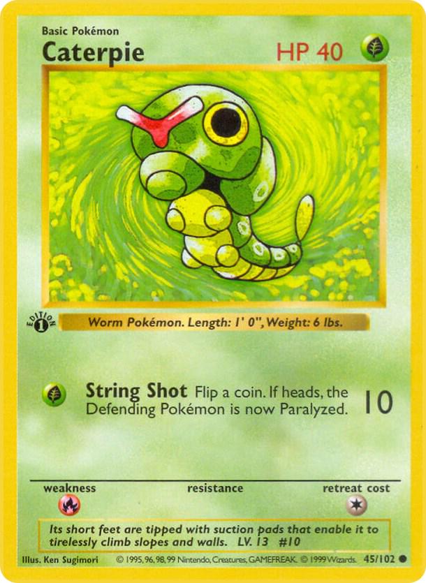 Caterpie 45/102 - Base Set