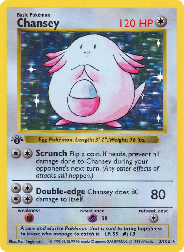 Chansey 3/102 - Base Set