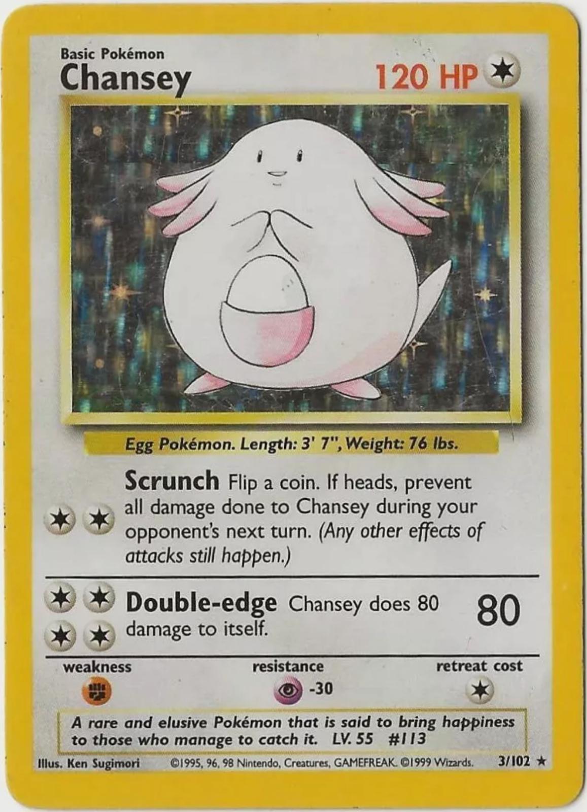 Chansey 3/102 - Base Set