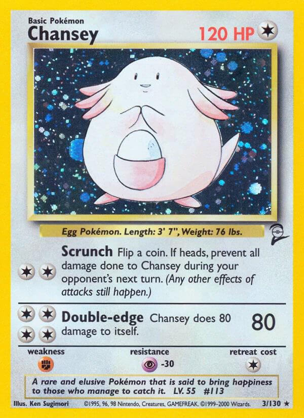 Chansey 3/130 - Base Set 2