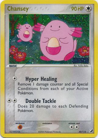 Chansey 20/115 - EX Unseen Forces