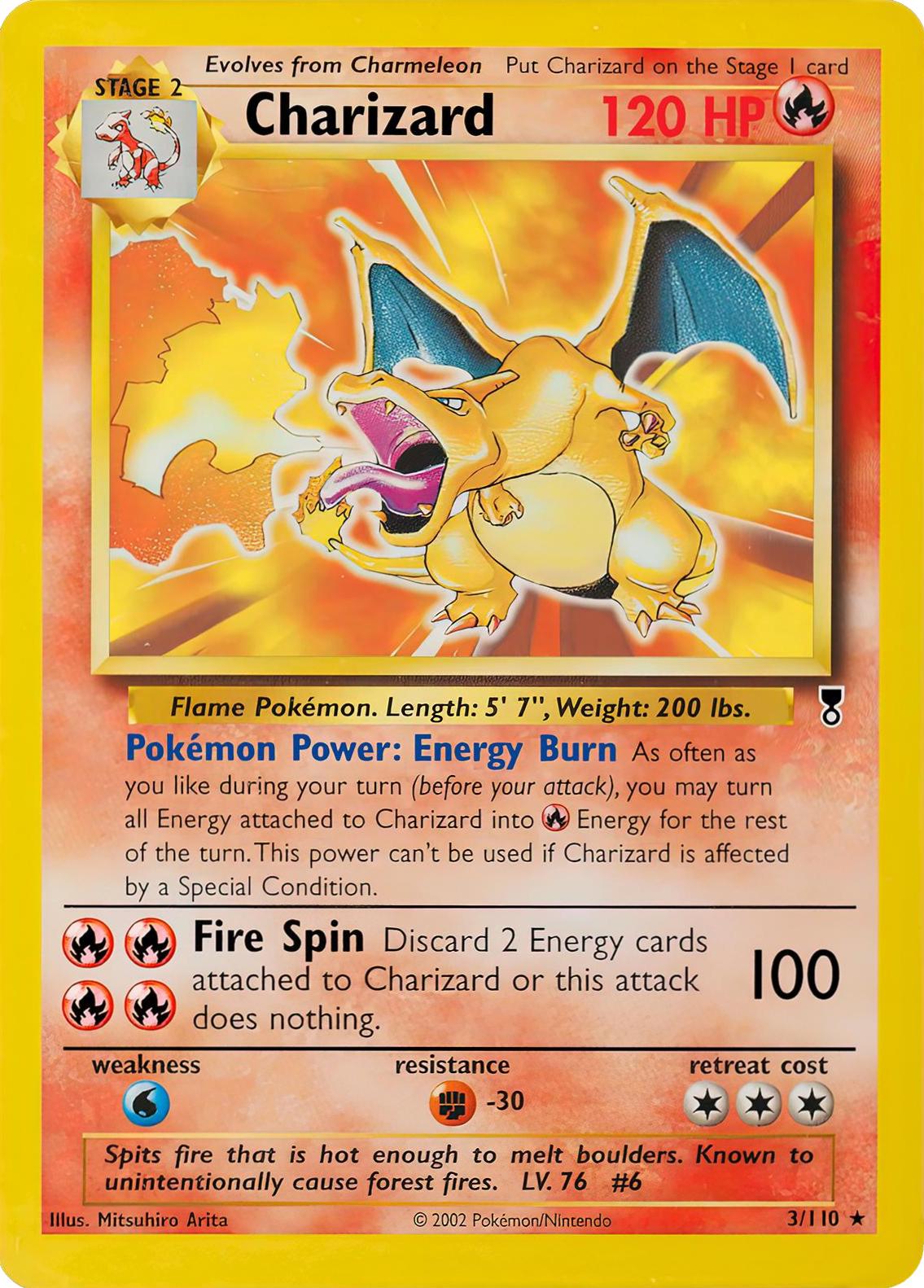 Charizard 3/110 - Legendary Collection