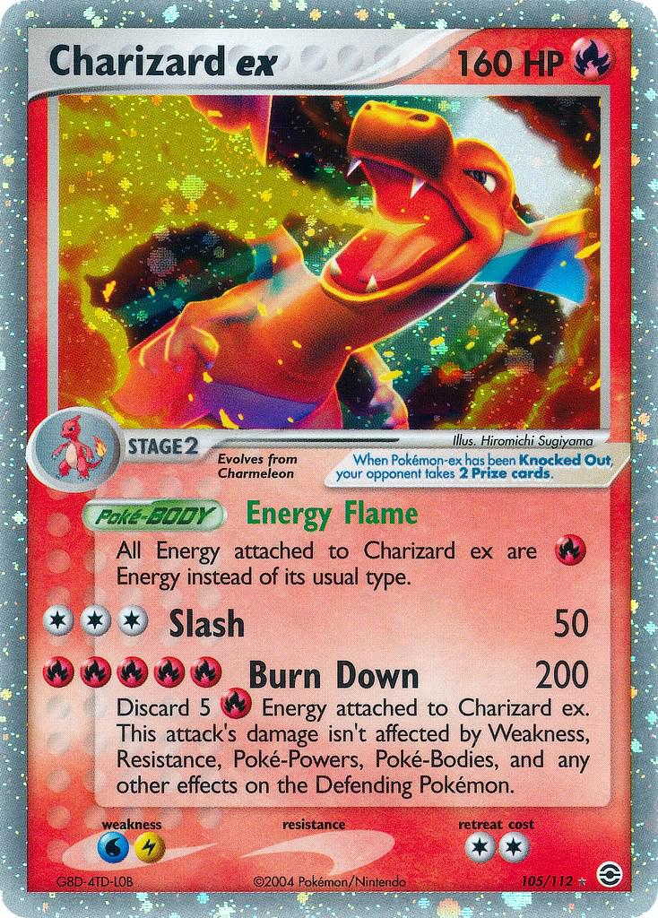 Charizard EX 105/112 - EX Fire Red & Leaf Green