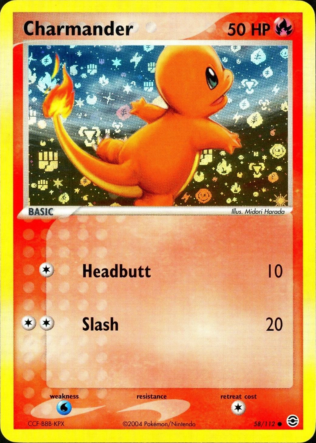 Charmander 58/112 - EX Fire Red & Leaf Green