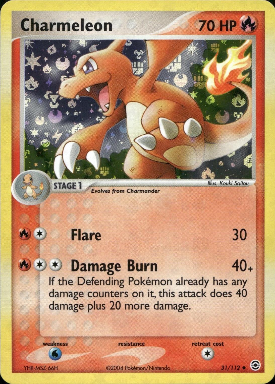 Charmeleon 31/112 - EX Fire Red & Leaf Green