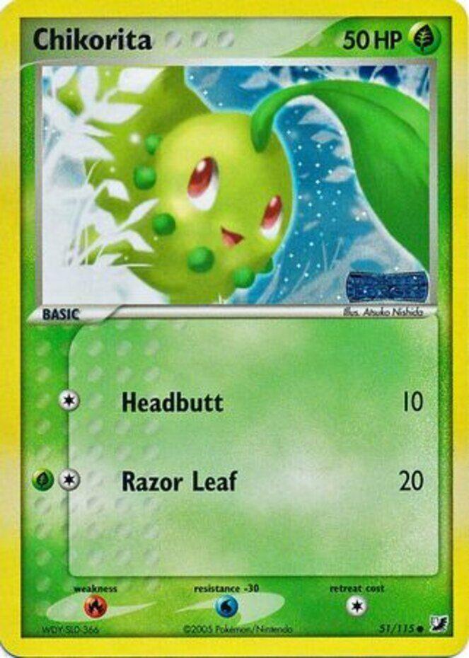 Chikorita 51/115 - EX Unseen Forces