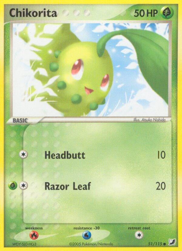 Chikorita 51/115 - EX Unseen Forces