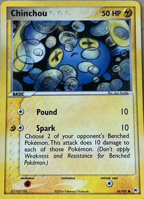 Chinchou 56/101 - EX Hidden Legends