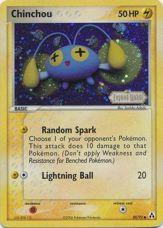 Chinchou 50/92 - EX Legend Maker