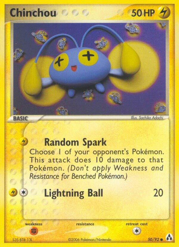 Chinchou 50/92 - EX Legend Maker