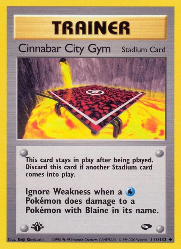 Cinnabar City Gym 113/132 - Gym Challenge
