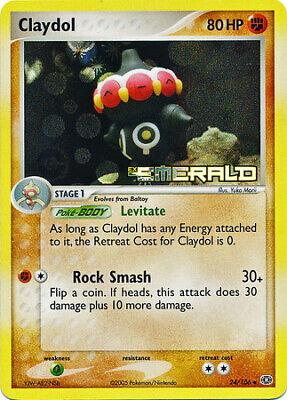 Claydol 24/106 - EX Emerald
