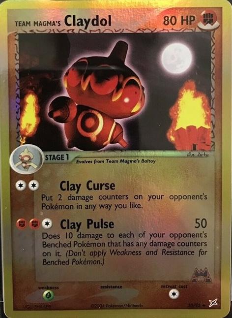 Claydol 33/95 - EX Team Magma vs Team Aqua
