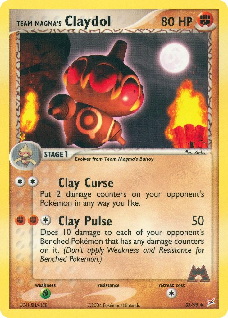 Claydol 33/95 - EX Team Magma vs Team Aqua