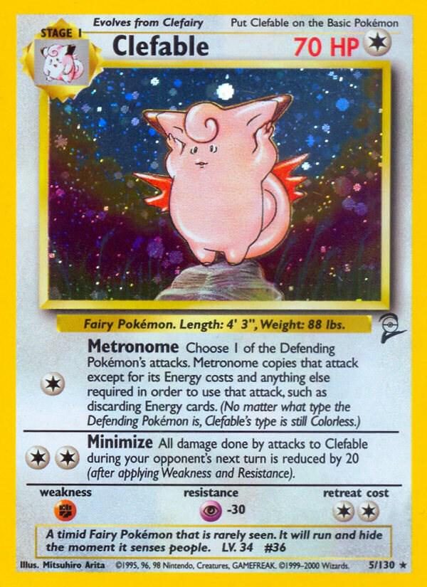 Clefairy 6/130 - Base Set 2