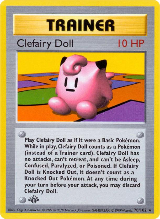 Clefairy Doll 70/102 - Base Set