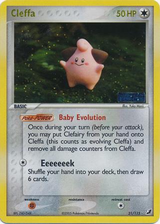 Cleffa 21/115 - EX Unseen Forces