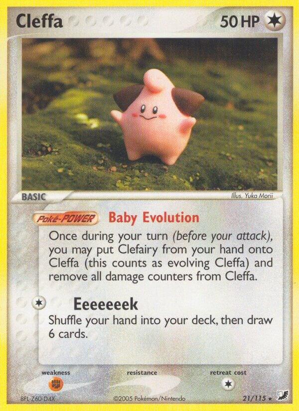 Cleffa 21/115 - EX Unseen Forces