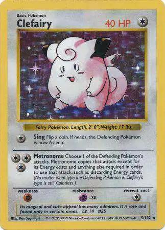 Clefairy 5/102 - Base Set
