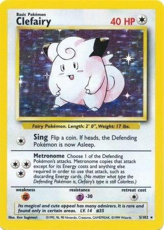 Clefairy 5/102 - Base Set