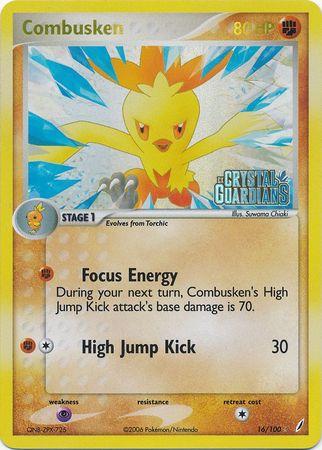 Combusken 16/100 - EX Crystal Guardians