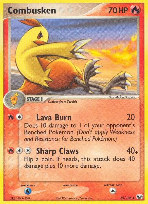 Combusken 25/106 - EX Emerald