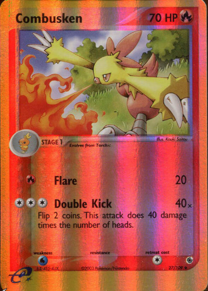 Combusken 27/109 - EX Ruby & Sapphire